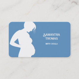 Midfrau Doula Stillzeit Blau Visitenkarte