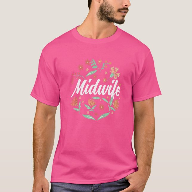 Midfrau Job Midwifery Midwifes Redewendungen T-Shirt (Vorderseite)