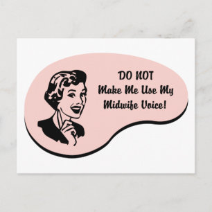 Midfrau Voice Postkarte