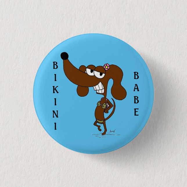 Midge Bikini Babe Button (Vorderseite)