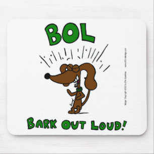 Midge "BOL Bark Out Loud" Mousepad