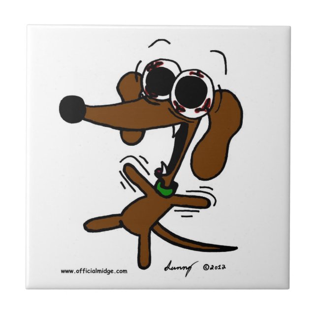 Midge Freakin' Out Tile Fliese (Vorderseite)