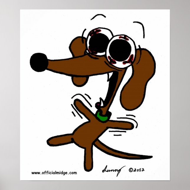 Midge Freakin'Out Print Poster (Vorne)