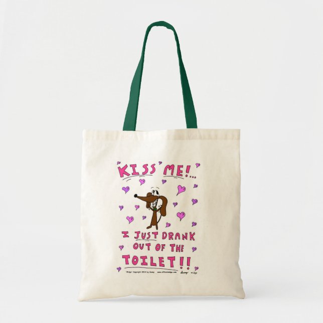 Midge 'KISS ME' Tote Bag Tragetasche (Vorne)