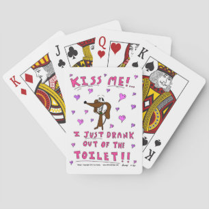 Midge "KÜSS MICH" Spielkarten