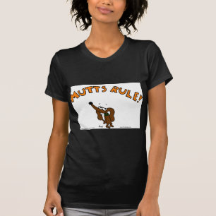 Midge MUTTS RULE Womens Petite T - Shirt