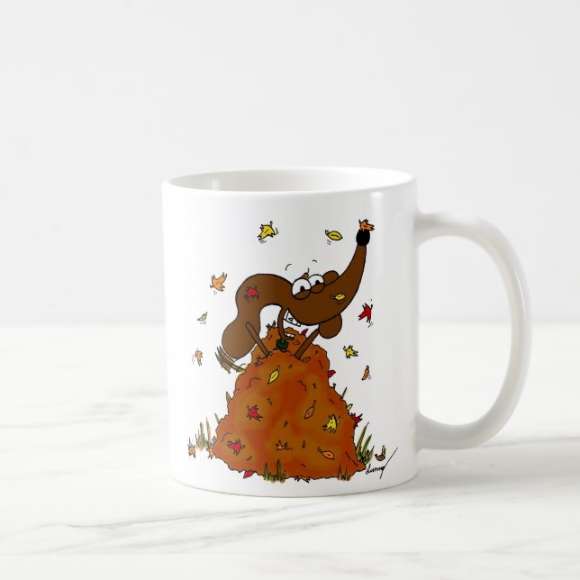 Midge Pile von Blätter Tasse (Rechts)