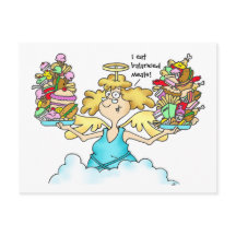 Midge’s Diet Postcard #8 Balanced Meals