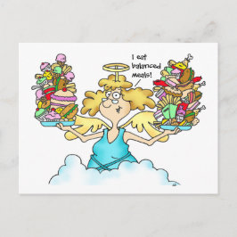 Midge’s Diet Postcard #8 Balanced Meals Postkarte