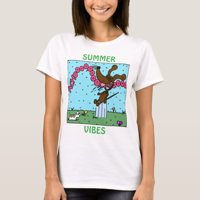Midge "SOMMERVIBES" T - Shirt (Vorderseite)