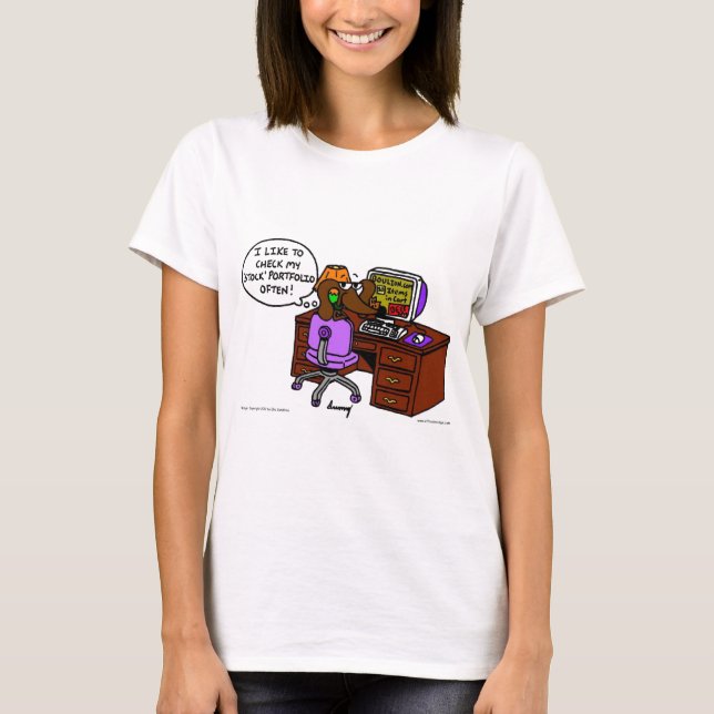 Midge Stock Portfolio Womens Baby Doll T - Shirt (Vorderseite)