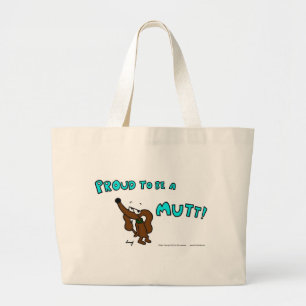 Midge STOLZ, EIN MUTT Tote Bag ZU SEIN Jumbo Stoffbeutel