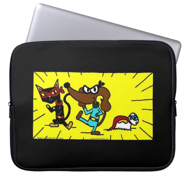Midge Superhero Trio Laptop Sleeve (Vorderseite)