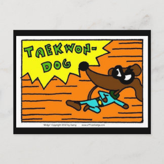 Midge TAEKWON-DOG Postcard Postkarte