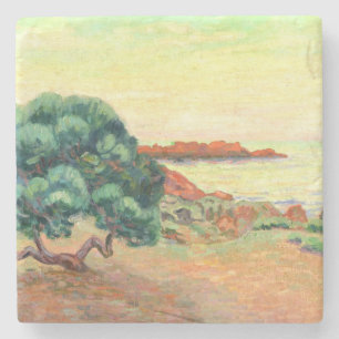 Midi-Landschaft, 1898 (Öl auf Leinwand) Steinuntersetzer
