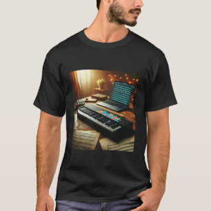 MIDI-Tastaturcontroller - Synthesizer Retro T-Shirt