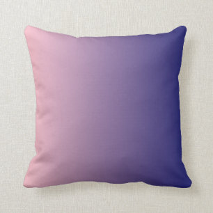 Midight Blue Pink Ombre Kissen