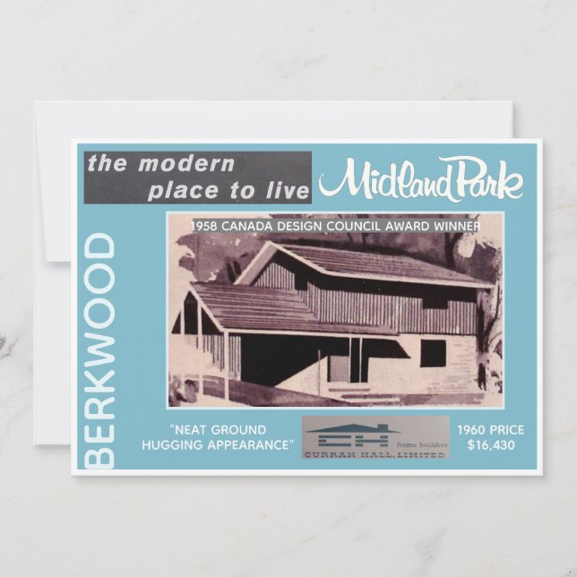 Midland Park House Modèle de carte collective (Devant)