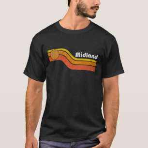 Midland - Vintage Männer Frauen 70er 80er Grafik C T-Shirt