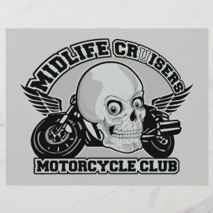 Midlife Cruisers MC benutzerdefinierte Flyer