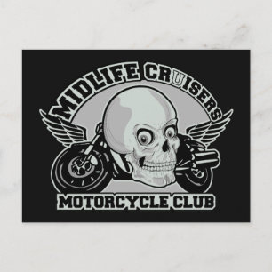 Midlife Cruisers MC benutzerdefinierte Postkarte