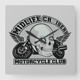Midlife Cruisers MC benutzerdefinierte Wanduhr