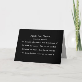 Midlife Woman Mantra Karte