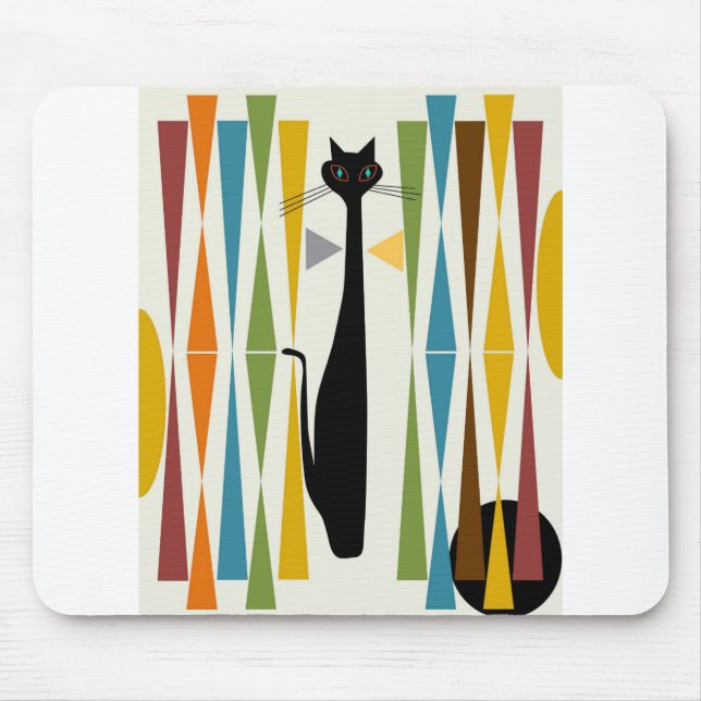 MidMod Art Cat 2 Mousepad (Vorne)
