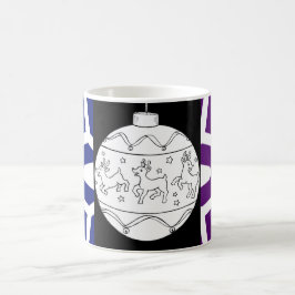 Midnight Baby Reindeer Kaffeetasse