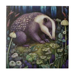 Midnight Badger Keramik Tile Fliese