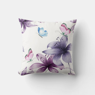 MIDNIGHT BLOOM & BUTTERFLIS KISSEN