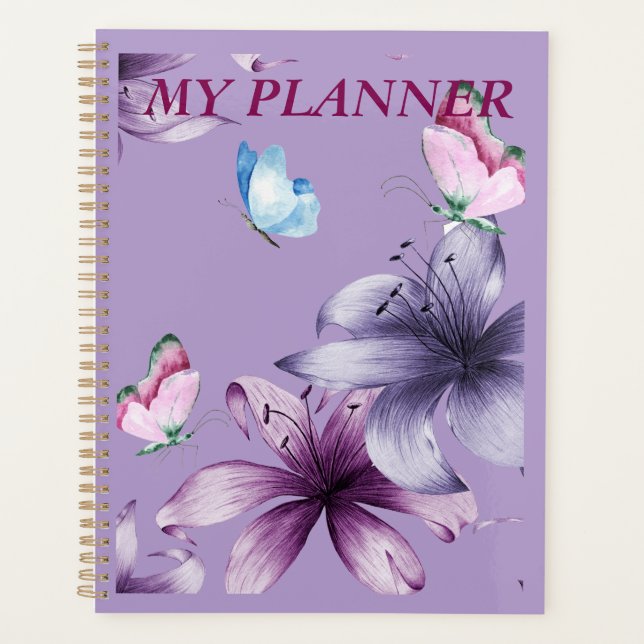MIDNIGHT BLOOM PLANNER PLANER (Vorderseite)
