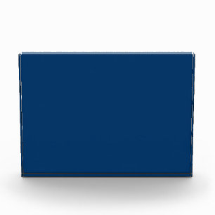 Midnight Blue Acrylic Foto Block Display