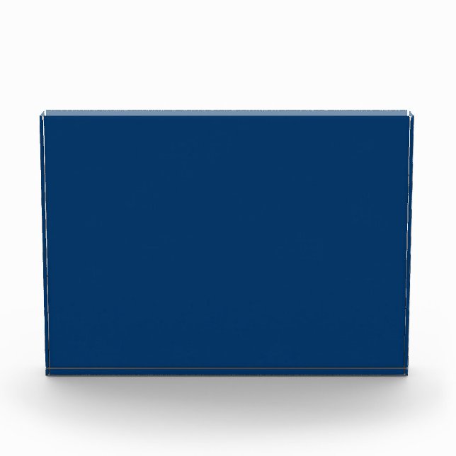 Midnight Blue Acrylic Foto Block Display (Vorderseite)