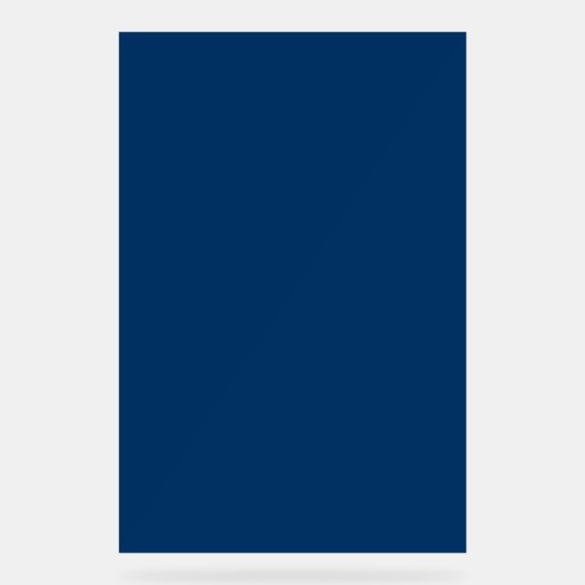 Midnight Blue Custom Acrylic Sign - Bulk Order Acrylschild (Vorderseite)