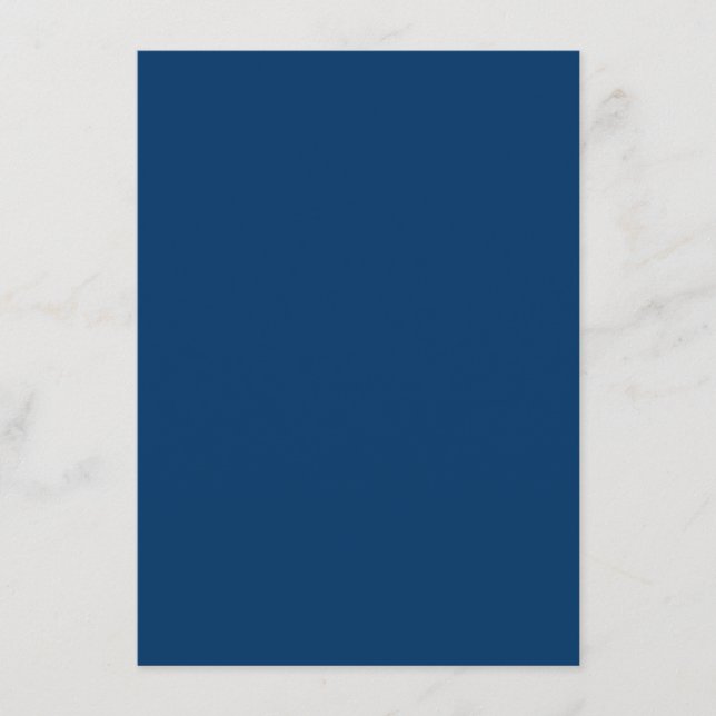 Midnight Blue Custom Enclosure Card Begleitkarte (Vorderseite)