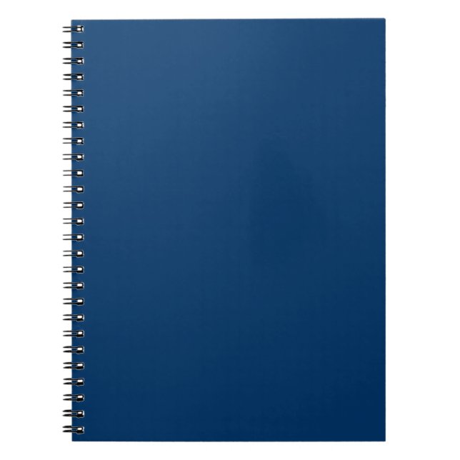 Midnight Blue Custom Spiral Notebook - Bulk Orders Notizblock (Vorderseite)