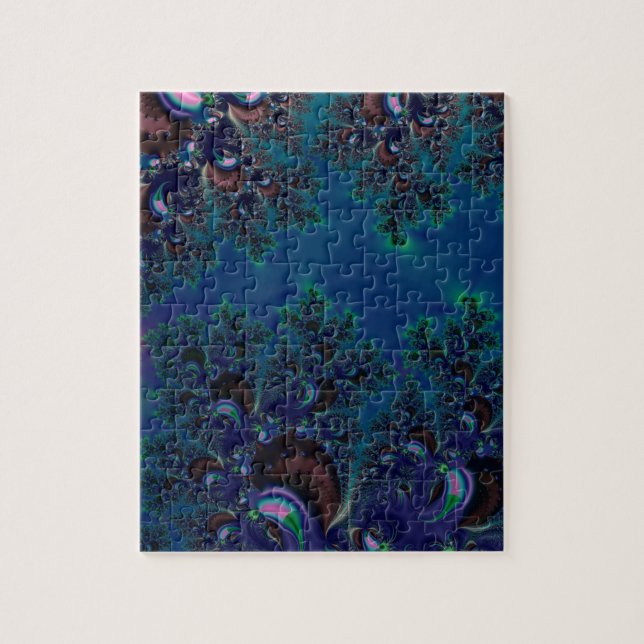Midnight Blue Frost Fraktal (Vertikal)
