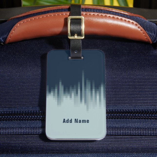 Midnight Blue - Personalizable! Gepäckanhänger (Vorderseite Insitu 2)