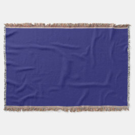 Midnight Blue Throw Blanket Decke