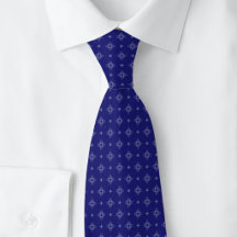 Midnight Blue Tribal Motif
