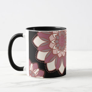 Midnight Blush Mandala Tasse