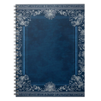 Midnight Botanical Frame Custom Notizblock