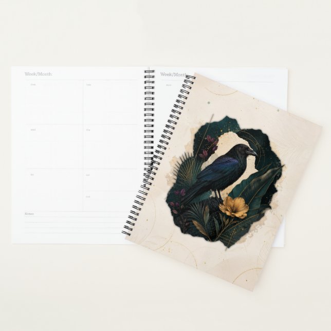 Midnight Botanical Raven Planer (Anzeige)