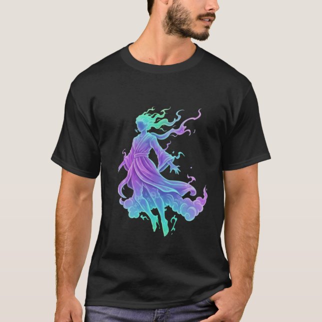 Midnight Drift God – Street Racing Mythology T-Shirt (Vorderseite)