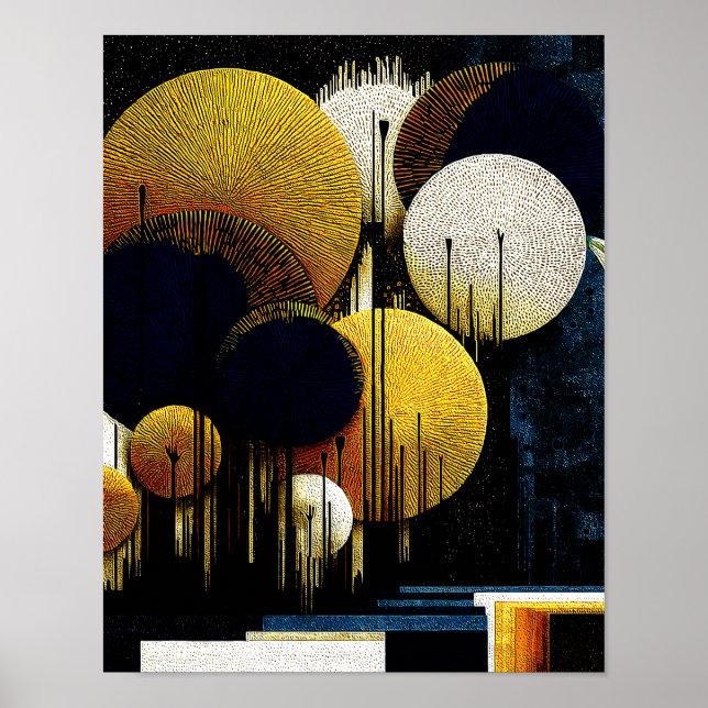 Midnight Forest #14 - 4x5 Digitaler Download Poster (Vorne)