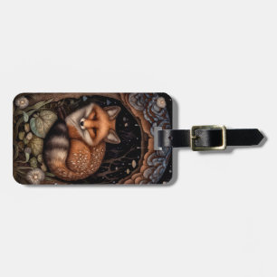 Midnight Fox Wallet Case Gepäckanhänger
