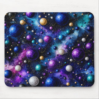 Midnight Galaxy Poly Blasen Mousepad