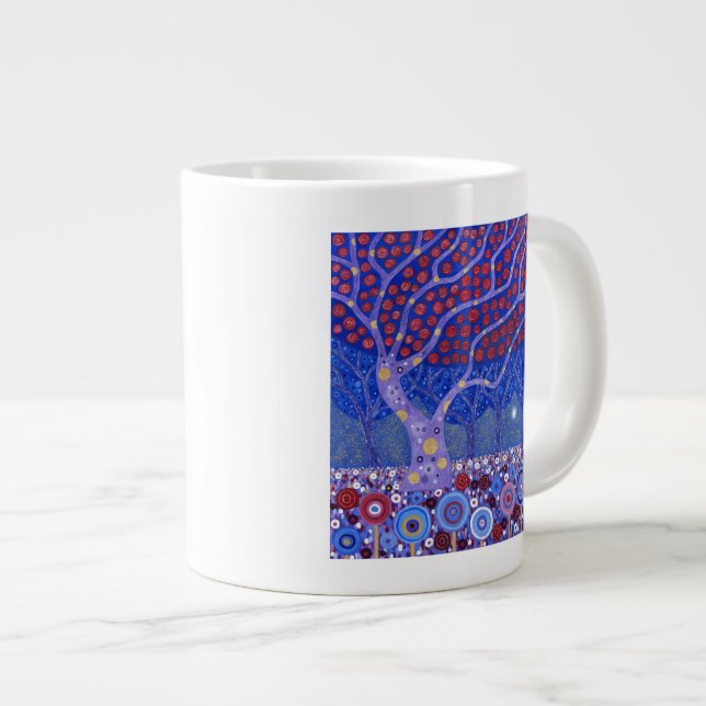 Midnight Garden 2010 Jumbo-Tasse (Vorderseite Rechts)