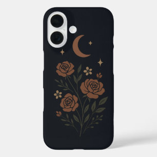 Midnight Garden Aesthetic Dark Floral Design Case